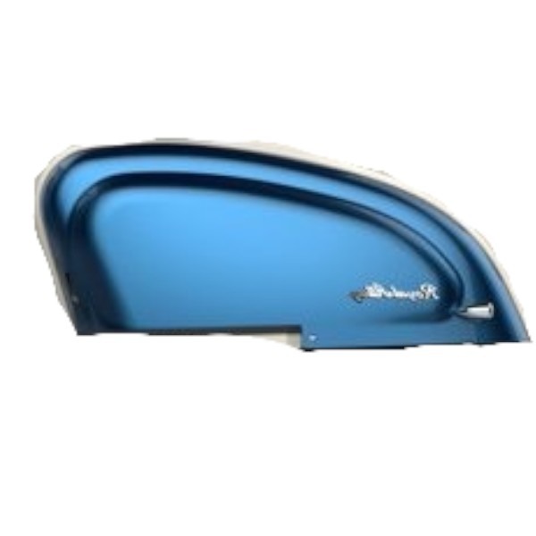 Royal Alloy Left Side Cover - Metal Blue External Bolt hole